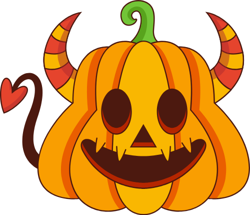 Bí đỏ, bí ngô, pumpkin, halloween, cute, dễ thương