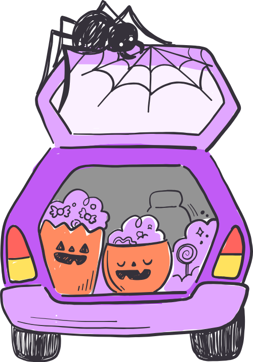 Ma, con ma, ghost, xe, car, hóa trang, lễ hội, kinh dị, halloween