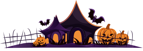 Nhà ma, nhà, home, house, bí đỏ, bí ngô, pumpkin, halloween, lễ hội, festival