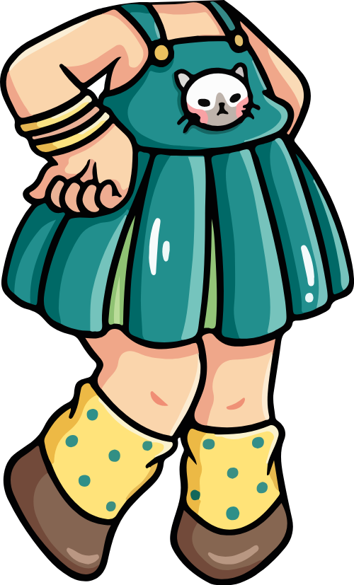 Trang phục, bé gái, nữ, dễ thương, costume, girl, female, cute, fashion, chibi 1