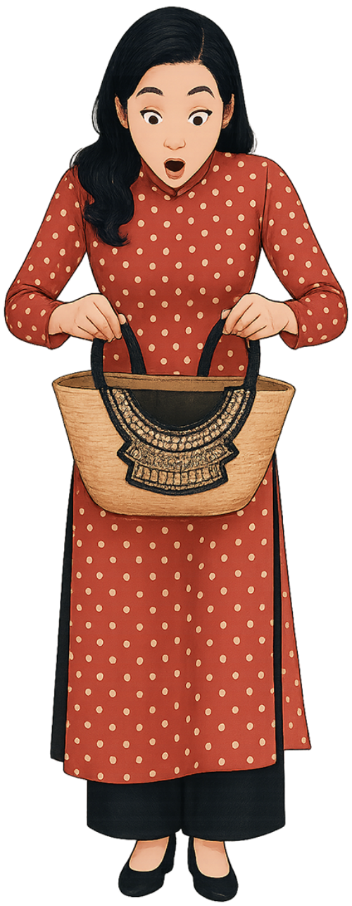 Cô gái, đi dạo, phụ nữ, túi xách, áo dài, young woman, strolling, woman, handbag, traditional Vietnamese dress (áo dài) 2