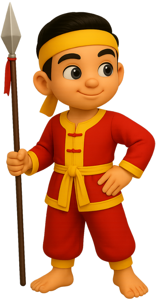 Chàng trai, chống nạnh, đàn ông, cây giáo, vui vẻ, young man, arms akimbo, man, spear, cheerful