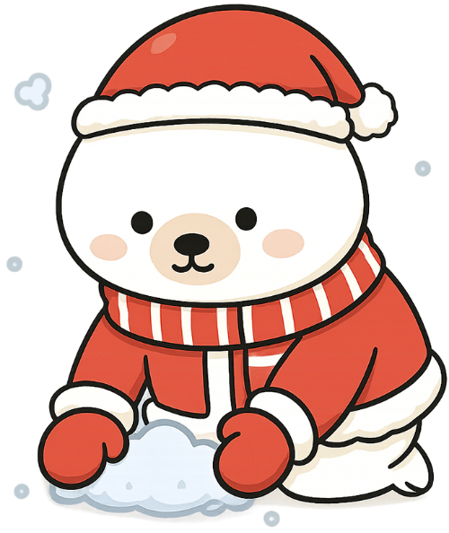 Gấu, nghịch tuyết, gấu tuyết, giáng sinh, trang phục giáng sinh, mũ giáng sinh, tuyết, bear, playing in snow, snow bear, christmas, christmas outfit, santa hat, snow