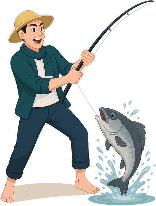 Chàng trai, câu cá, đàn ông, vui vẻ, cần câu, cá, young man, fishing, man, cheerful, fishing rod, fish
