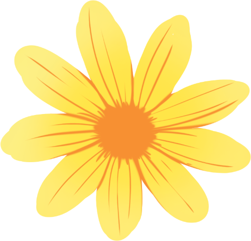 Hoa, hoa vàng, flower, hoa lá, cute, dễ thương 8