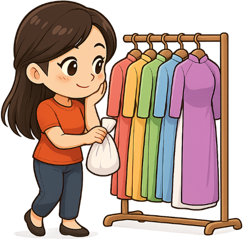 Cô gái, mua sắm, phụ nữ, áo dài, túi đồ, girl, shopping, woman, ao dai, shopping bag