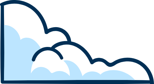 Mây, đám mây, cloud, shape, cute, dễ thương