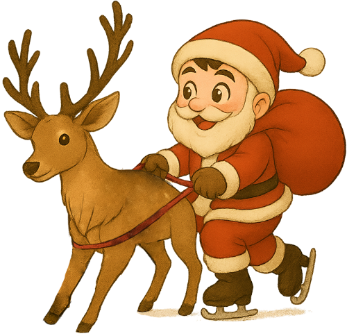 Chàng trai, vui vẻ, đàn ông, ông già noel, tuần lộc, túi quà giáng sinh, young man, cheerful, man, santa claus, reindeer, christmas gift bag 3