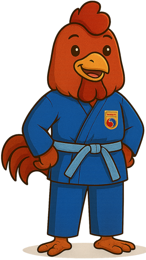 Gà, gà trống, vui vẻ, võ thuật, đồng phục võ đường, dễ thương, chicken, rooster, cheerful, martial arts, dojo uniform, cute