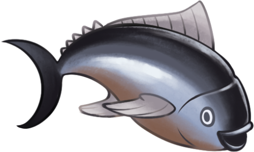 Con cá, cá ngừ, tuna, fish, dễ thương, cute 1