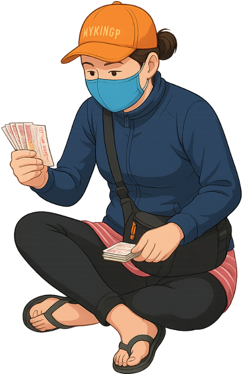 Cô gái, bán vé số, phụ nữ, mũ lưỡi trai, túi đeo chéo, vé số, girl, selling lottery tickets, woman, baseball cap, cross-body bag, lottery ticket