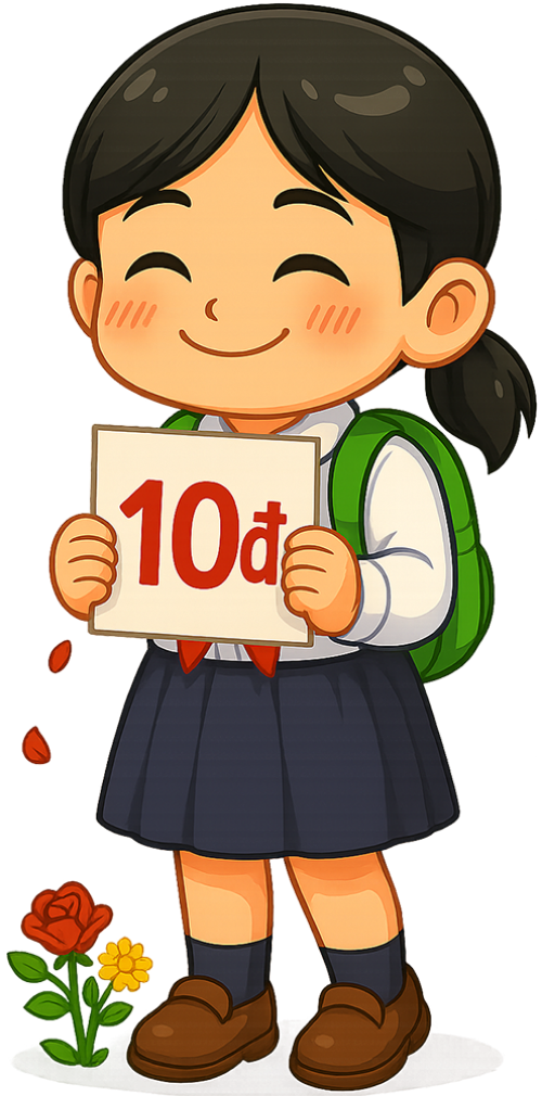 Điểm 10, học sinh, bé gái, student, girl