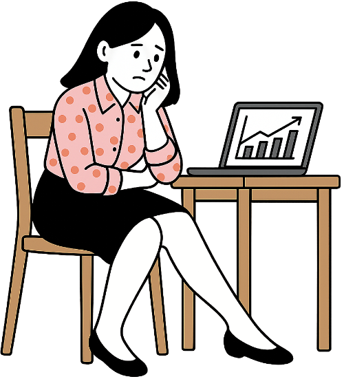 Cô gái, suy tư, phụ nữ, văn phòng, bàn, ghế, máy tính xách tay, girl, contemplating, woman, office, desk, chair, laptop