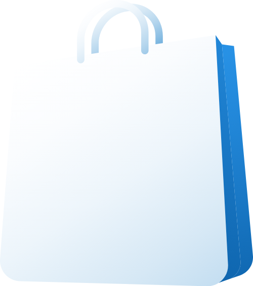 Túi xách, túi, bag, paper bag, gradient, blue