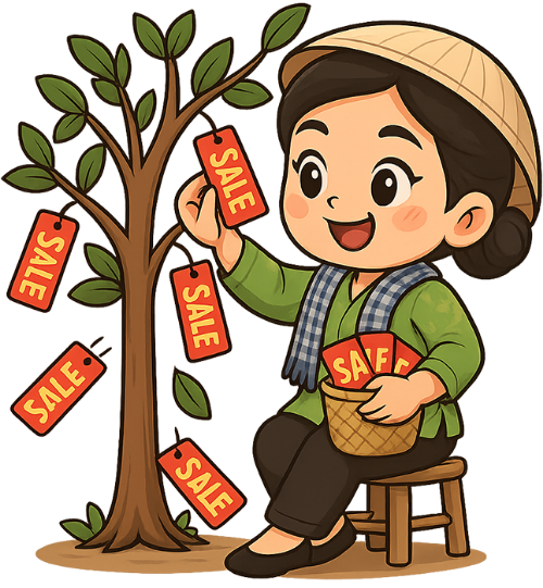 Cô gái, hái quả, phụ nữ, nón lá, giỏ tre, girl, picking fruit, woman, conical hat, bamboo basket