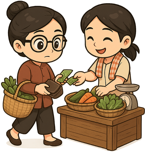 Phụ nữ, mua hàng, mua rau, buôn bán, rau củ, women, shopping, buying vegetables, trading, vegetables