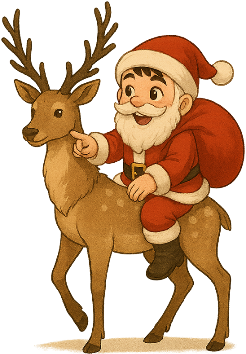 Chàng trai, vui vẻ, đàn ông, ông già noel, tuần lộc, túi quà giáng sinh, young man, cheerful, man, santa claus, reindeer, christmas gift bag 2