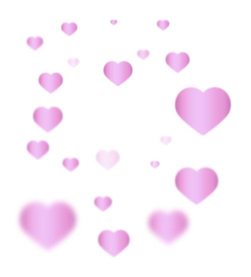 Trái tim, heart, gradient, pink, purple
