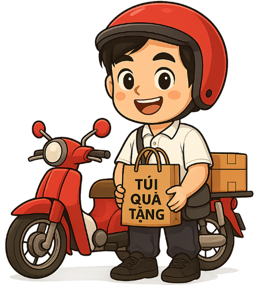 Chàng trai, mua sắm, đàn ông, xe máy, nón bảo hiểm, túi quà, thùng hàng, young man, shopping, man, motorbike, helmet, gift bag, package