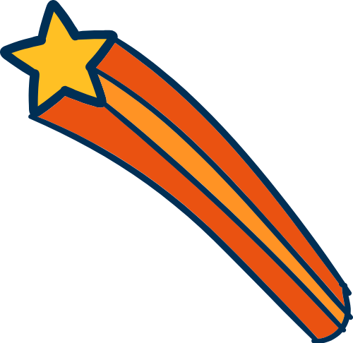 Ngôi sao, star, cầu vồng, rainbow, shape, cute, dễ thương 5