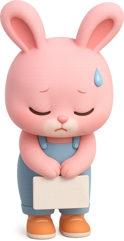 Thỏ, buồn, dễ thương, sad, rabbit, cute