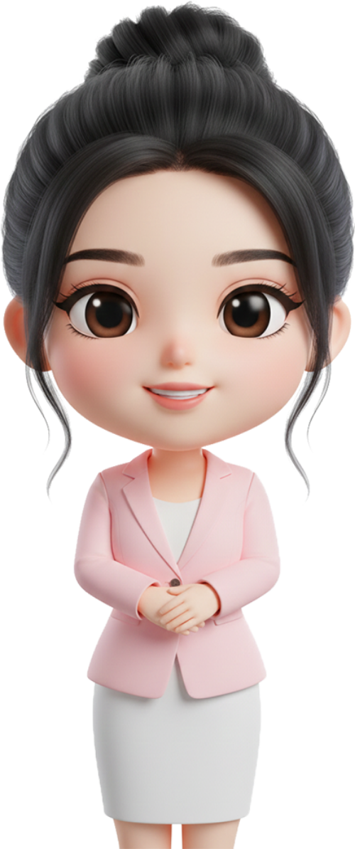 Nhân viên, nhân viên văn phòng, nhân viên công sở, văn phòng, office, worker, girl, 3D, chibi 5