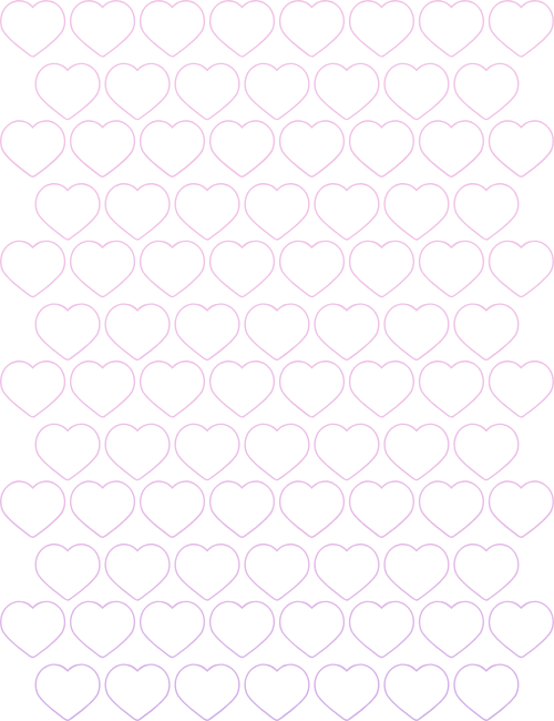Trái tim, heart, gradient, pink, purple