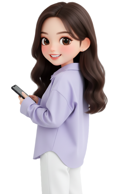 Nhân viên, nhân viên văn phòng, nhân viên công sở, văn phòng, office, worker, girl, 3D, chibi