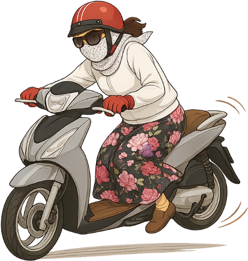 Cô gái, lái xe, phụ nữ, mũ bảo hiểm, đồ chống nắng, xe máy, girl, driving, woman, helmet, sun protection clothing, motorbike
