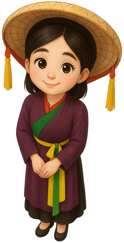 Cô gái, quảng cáo, phụ nữ, áo tứ thân, nón quai thao, girl, advertising, woman, Ao Tu Than, quai thao hat