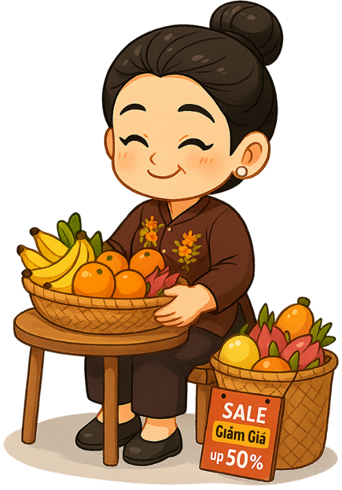 Phụ nữ, bán trái cây, buôn bán, trái cây, woman, selling fruit, trading, fruit