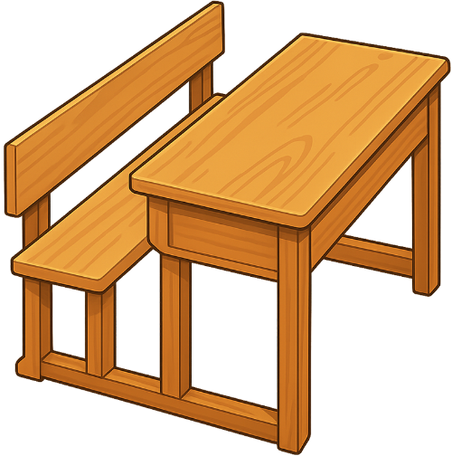 Bàn ghế, bàn, ghế, bộ bàn ghế, bàn gỗ, ghế gỗ, wood, desk, table, chair, nội thất, furniture, trường học, school