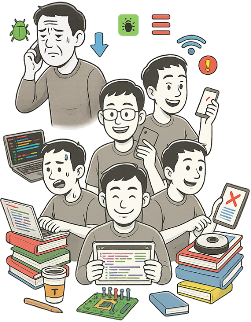 Văn phòng, phòng kỹ thuật, bảng mạch, sách, bút, cà phê, máy tính xách tay, điện thoại, vi rút, office, engineering room, circuit board, book, pen, coffee, laptop, phone, virus