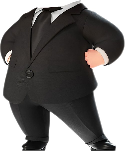 Thân người, con trai, giám đốc, hoạt hình, chibi, cartoon