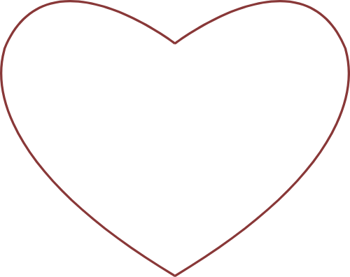 trái tim, heart, đường nét, stroke