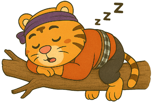 Hổ, ngủ, cành cây, vui vẻ, dễ thương, tiger, sleeping, tree branch, cheerful, cute