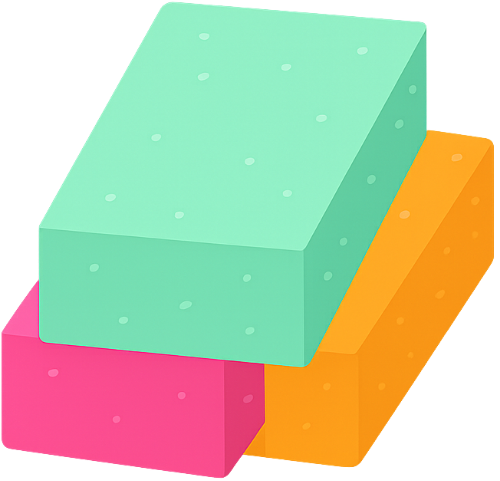 Khăn lau bảng, board eraser, dụng cụ học tập, school supplies