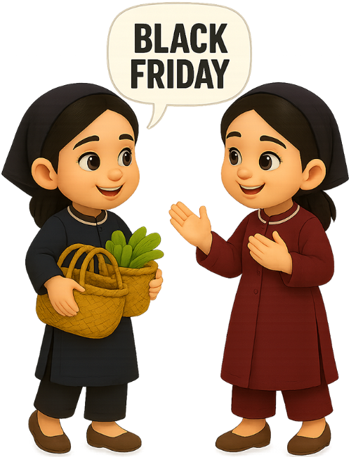Cô gái, trò chuyện, phụ nữ, giỏ tre, rau, girl, talking, woman, bamboo basket, vegetable