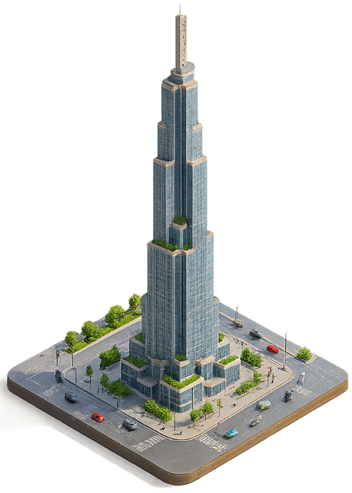 Mô hình, landmark 81, đường xá, cây cối, phương tiện, ô tô, model, roads, trees, vehicles, car 2