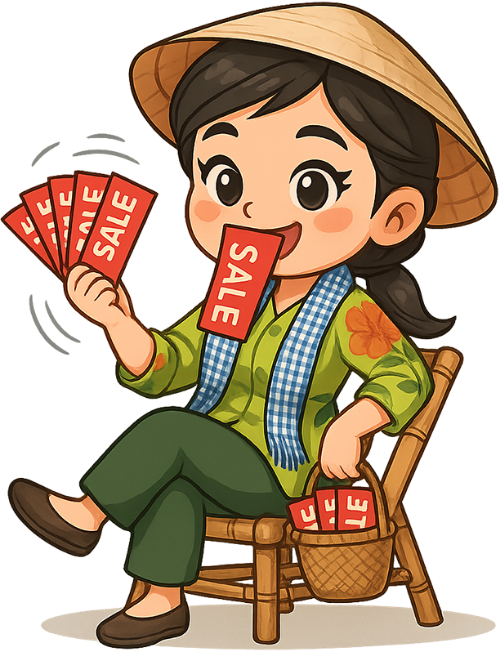 Cô gái, quảng cáo, phụ nữ, giỏ tre, ghế tre, girl, advertisement, woman, bamboo basket, bamboo chair