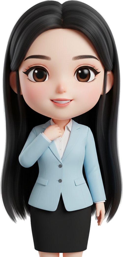 Nhân viên, nhân viên văn phòng, nhân viên công sở, văn phòng, office, worker, girl, 3D, chibi 4