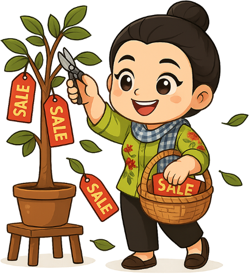 Cô gái, tỉa cây, phụ nữ, giỏ tre, girl, pruning plants, woman, bamboo basket