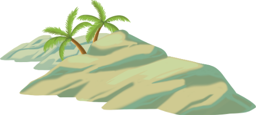 Tảng đá, dừa, cây dừa, rock,  coconut, coconut tree