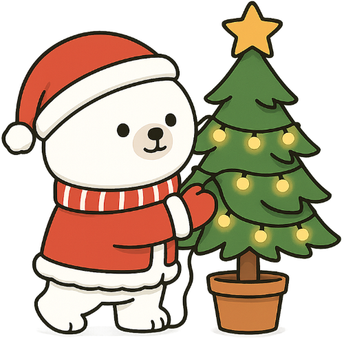 Gấu, trang trí, gấu tuyết, giáng sinh, trang phục giáng sinh, mũ giáng sinh, cây thông, đèn led, bear, decorating, snow bear, christmas, christmas outfit, santa hat, christmas tree, led lights