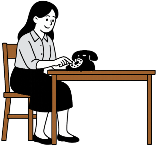 Cô gái, quay số điện thoại, phụ nữ, văn phòng, bàn, ghế, girl, dialing phone, woman, office, desk, chair