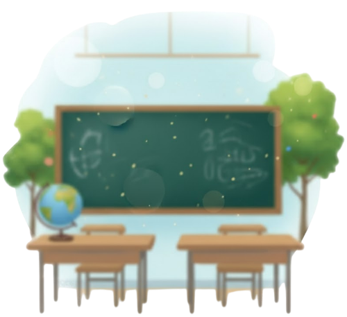 trường học, school, bàn ghế, học tập