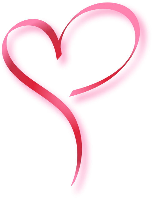 Trái tim, ruy băng, hồng, heart, ribbon, pink