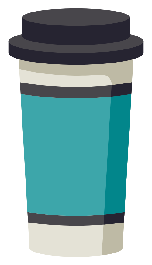 Ly cà phê, đồ uống, cà phê mang đi, giải khát, nắp đen, thân xanh, coffee cup, drink, coffee to go, refreshment, black lid, teal body