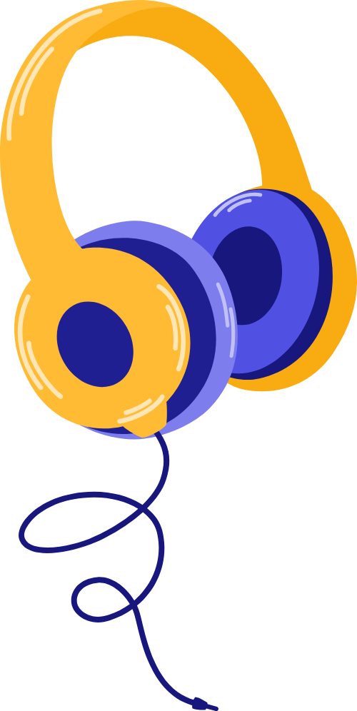 Tai nghe, nghe nhạc, âm thanh, màu vàng, đệm tai xanh, dây cắm, giải trí, phụ kiện, headphones, listening to music, audio, yellow, blue ear pads, cable, entertainment, accessory