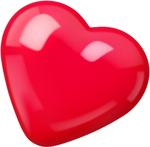 Trái tim, heartm shape, 3D, cute, dễ thương